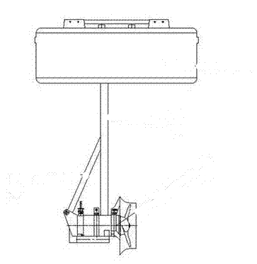 低速推流潜水搅拌机